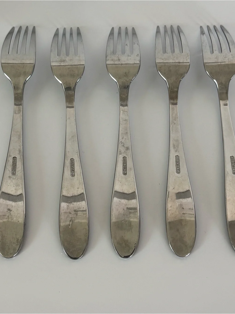 Set Of 5 Dinner Forks Robinson Eastford Stainless Steel Flatware 8